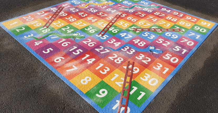Snakes and Ladders Playground Markings